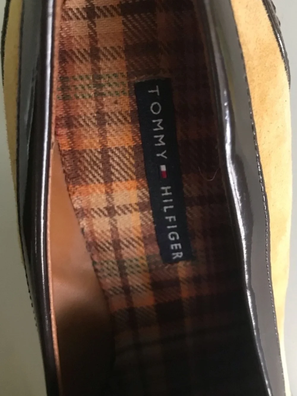 Tommy Hilfiger Vintage Kiltie Stacked Heel Loafer Size 7